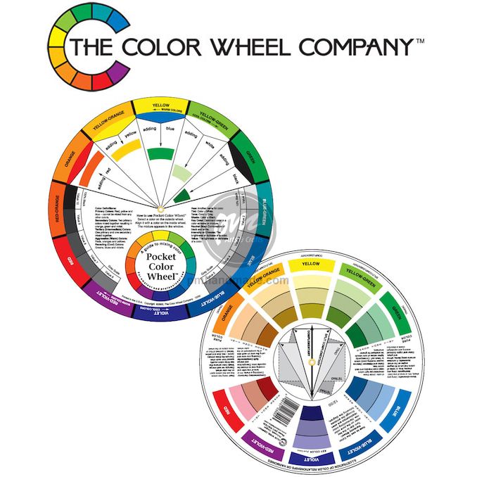 Bảng Pha Màu Color Wheel Company 13X13 Cm, Color Wheel Company