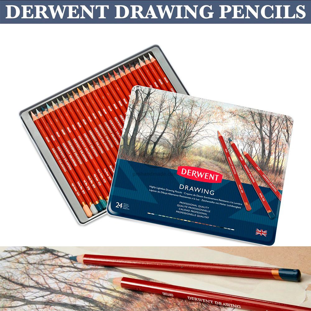 Derwent Drawing Pencil Set - Set of 24
