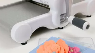 Hướng dẫn cắt hoa vải từ máy cắt Sizzix